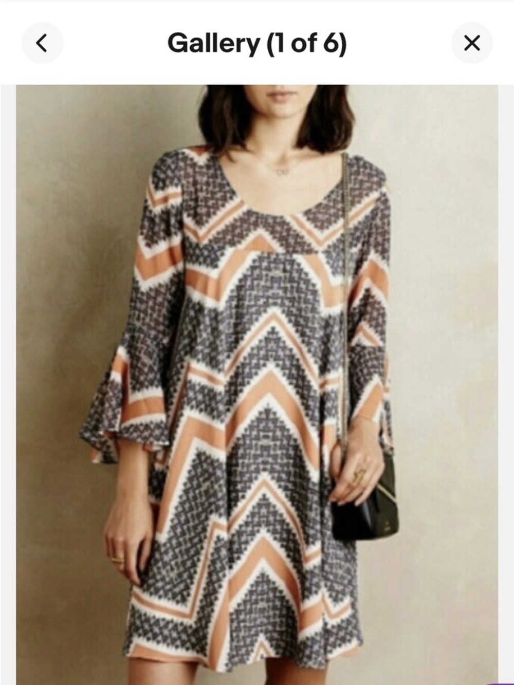 Anthropologie Paper Crown Endora Swing Dress